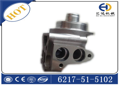 供應(yīng)小松配件挖掘機(jī)配件6217-51-5102機(jī)油濾清器座